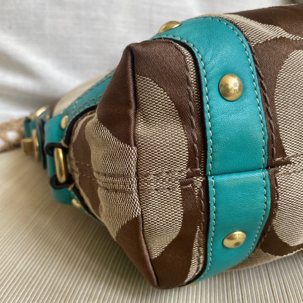 Rare Y2k Coach Carly Small Signature Hobo Bag | Brown… - Gem